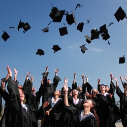graduates celebrating
